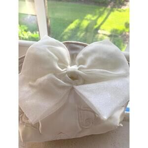 Victoria’s Secret Vintage White Satin Clutch Purse